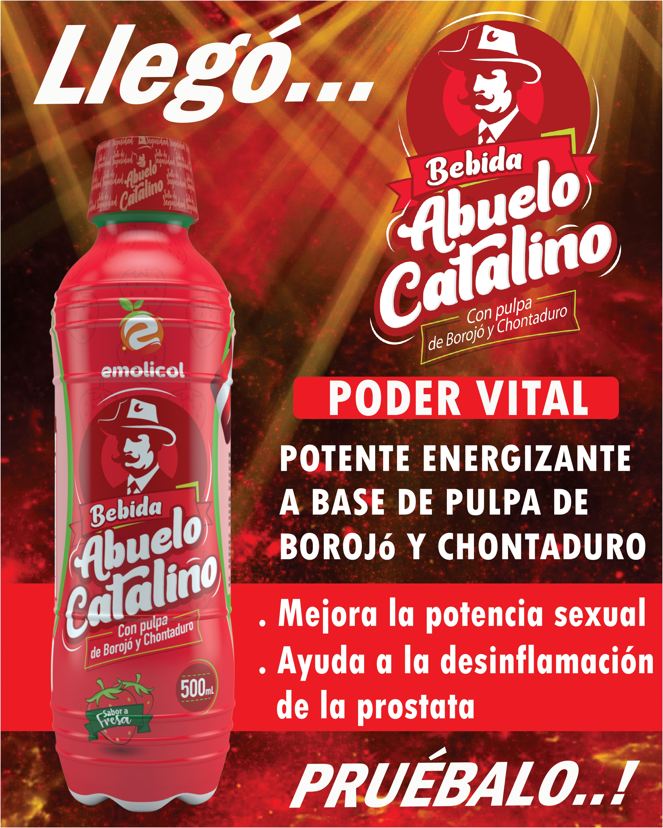 Miniatura 2 de Abuelo Catalino Fresa Bebida Afrodisíaca